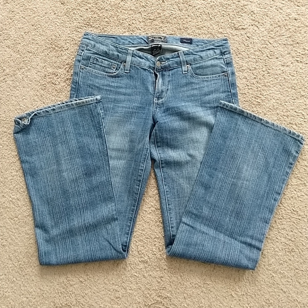 Seven light wash fit n flare jeans